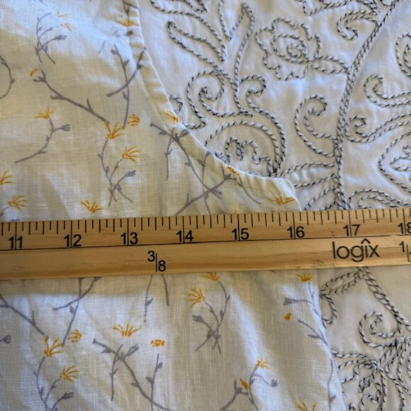 CYNTHIA ROWLEY 100% Linen Floral Halter Dress Boho Size XS Summer Lightweight - Picture 6 of 8